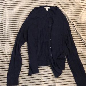 Navy cardigan